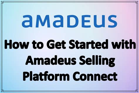 amadeus connect